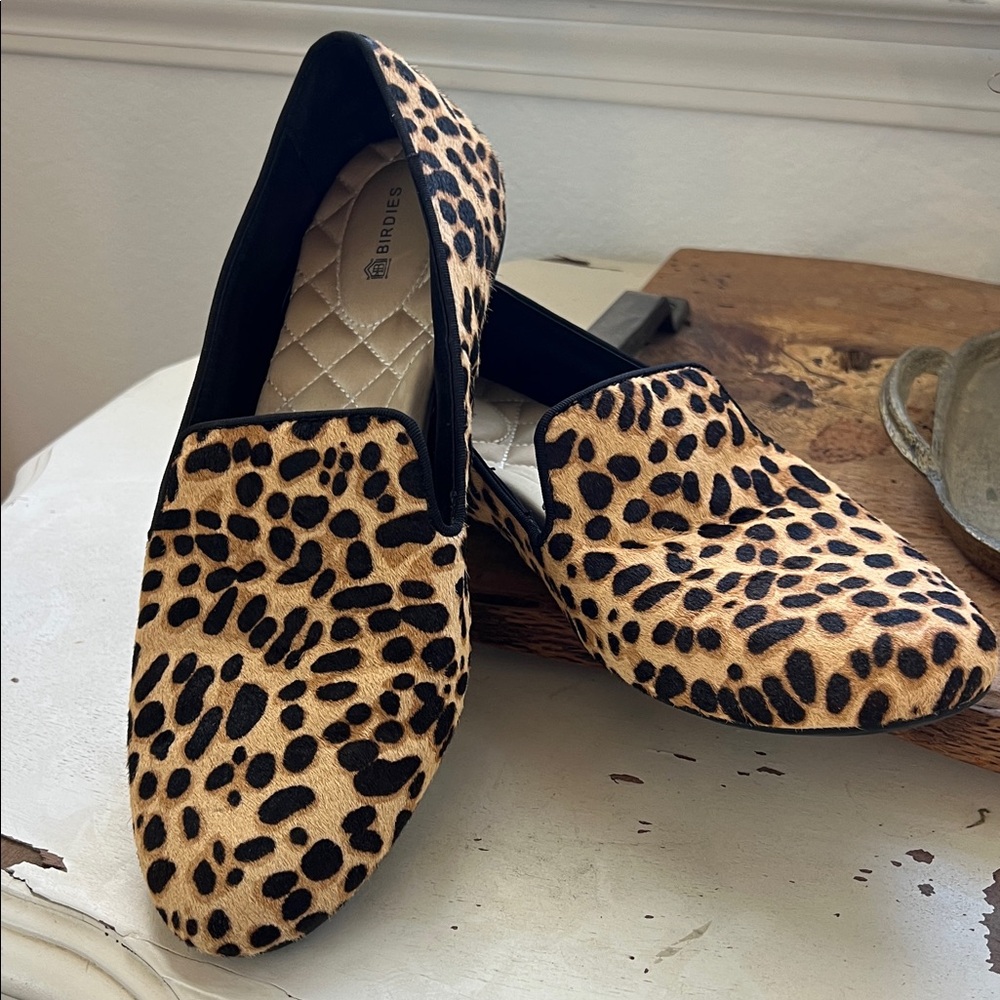 Birdies Starling cheetah calf hair Loafers 9